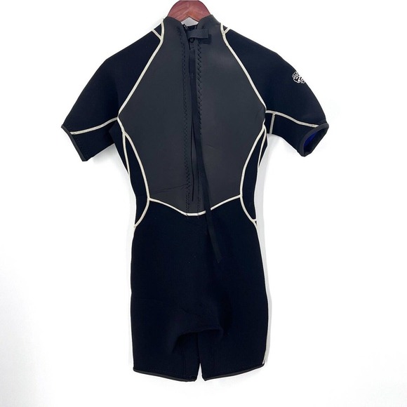Ocean Tec Titanium 2/2 mm Black Shorty Wetsuit Shorty - Picture 3 of 6